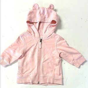 Hanna Andersson Bear Hoodie Sweatshirt Jacket 70 6-12m